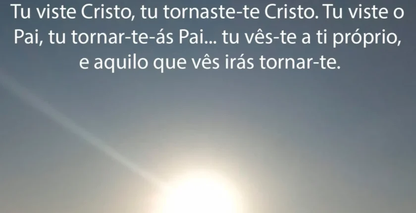 A transformação espiritual na jornada da gnose, em que se torna aquilo que se vê.