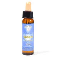 Frasco da essência da Esfera, destinada a promover a conexão com o centro Criativo e Sagrado.