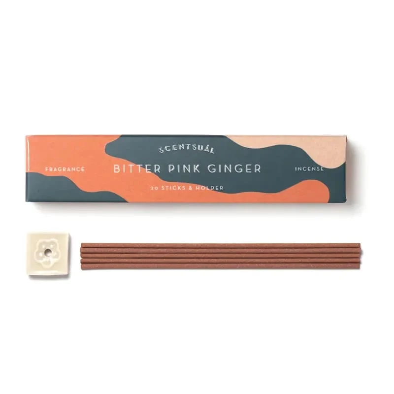 Incenso de Gengibre 100% natural e sem produtos químicos.