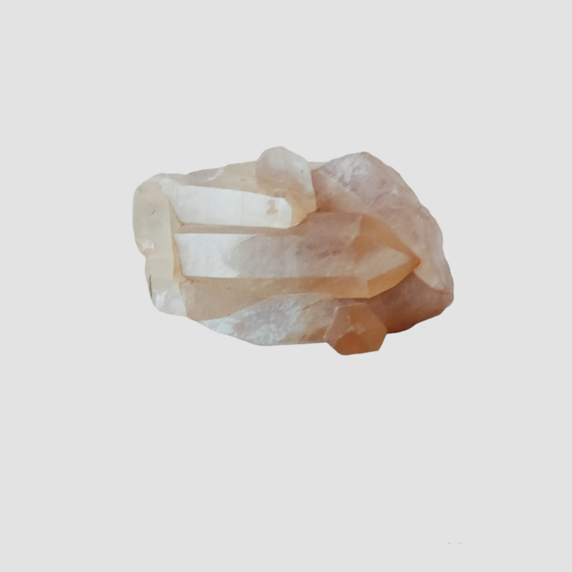 Drusa pequena de Quartzo Tangerina Natural, cristal de cura emocional.