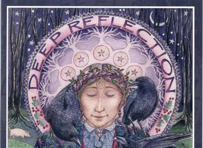 Viagem interior de Samhain, guiada pela sabedoria ancestral e pelo alinhamento com as energias sagradas.