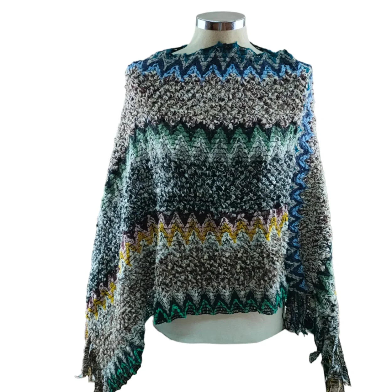 Poncho de Meditação aconchegante para relaxamento e práticas espirituais.