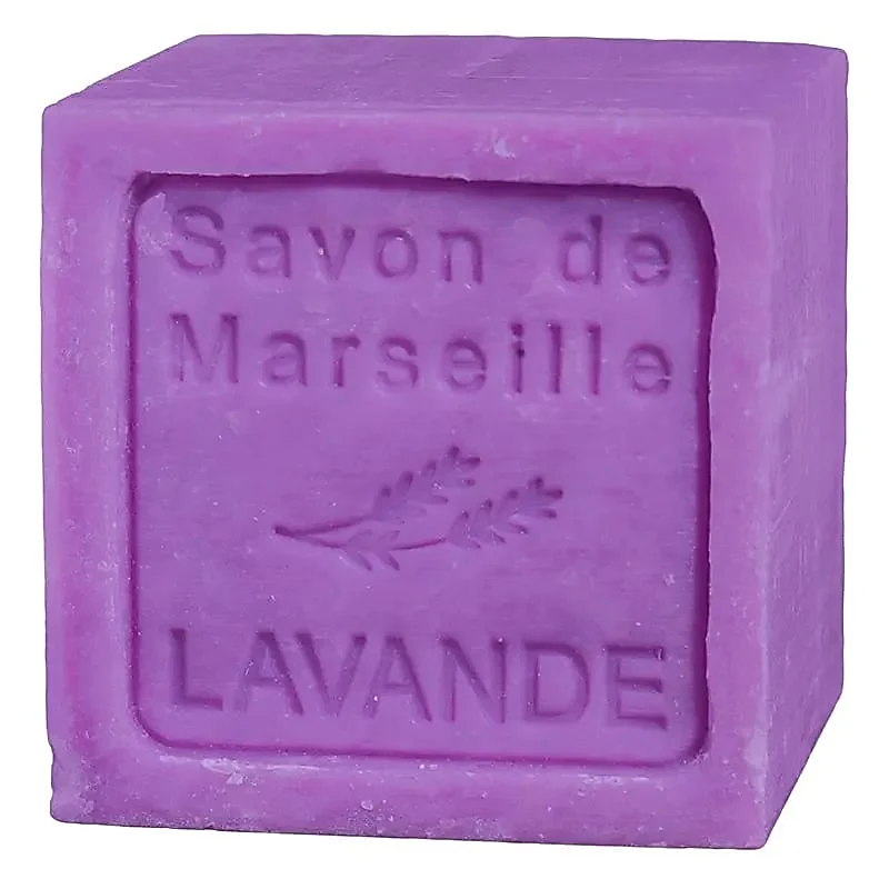 Sabão de Marselha Lavanda Roxo - produtos naturais orgânicos para uma pele suave e cuidados naturais.