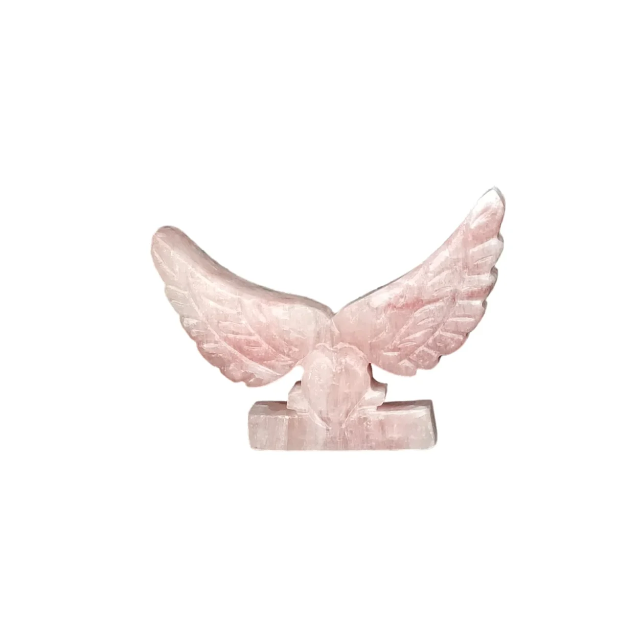 Asas de Anjo em Aragonite Rosa