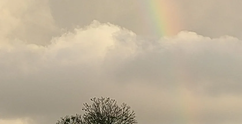 Arco Iris no dia da Mãe