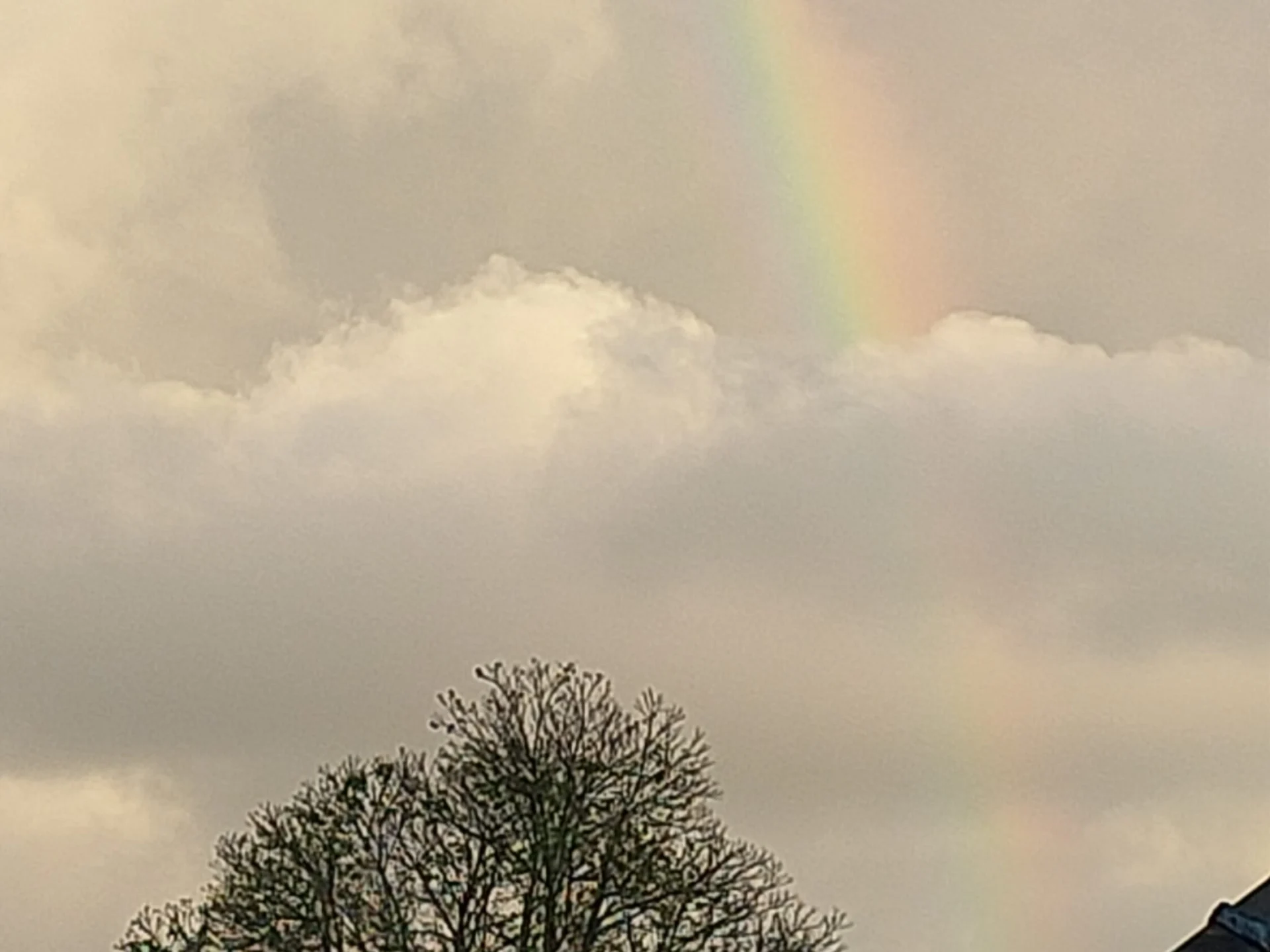 Arco Iris no dia da Mãe